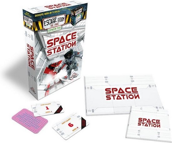 Thumbnail van een extra afbeelding van het spel Spellenbundel - 3 Stuks - Escape Room - Basisspel & Uitbreidingen Murder Mystery & Space Station