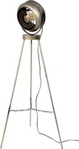 DePauwWonen - Beam Staande Lamp -E27 Fitting - Oud zilver; Grijs - Vloerlamp voor Binnen, Vloerlampen Woonkamer, Designlamp Industrieel - Metaal - LxBxH =50 x 50x 133 cm