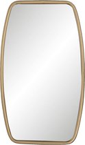 Wandspiegel 35*3*60 cm Goudkleurig Hout, Metaal Rechthoek Grote Spiegel Muur Spiegel Wand Spiegel