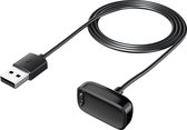 Case2go - Oplaadkabel geschikt voor Fitbit Inspire (1ste gen) - USB-kabel - 1.0 meter - Zwart