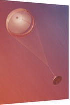 Swoosh Goes the Parachute (B), NASA Science - Foto op Dibond - 60 x 80 cm