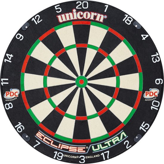 Unicorn Eclipse Ultra sisal dartbord - officiële PDC televisiedartbord |  bol.com