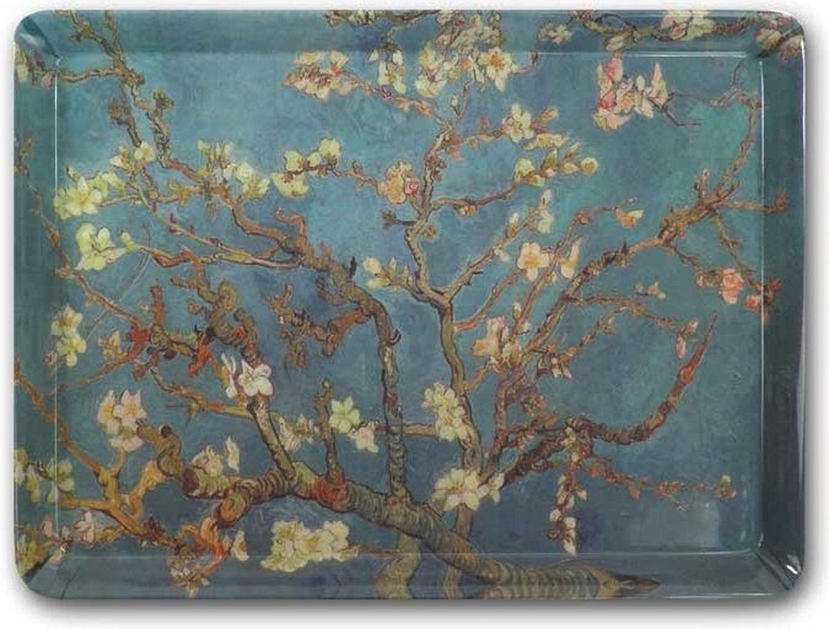 Dienblad, MIDI, 27x20 cm, Amandelbloesem, Vincent Van Gogh