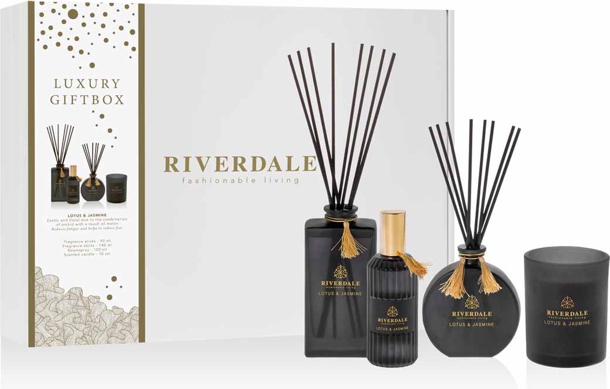 Goedkoopste Riverdale Lotus & Jasmine geschenkset XL