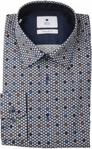 Bos Bright Blue 21307WA20BO Casual overhemd met lange mouwen - Maat 3XL - Heren