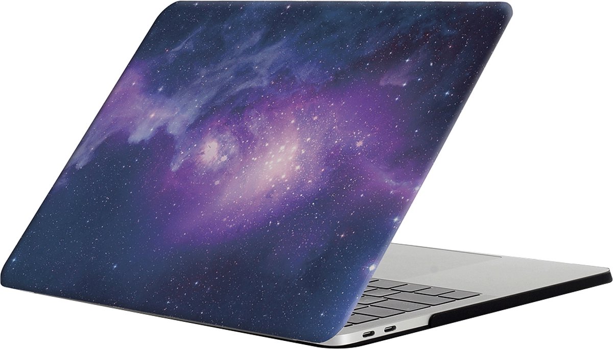 Macbook pro 13 inch retina 'touchbar' case / hoes van By Qubix - Blue stars - Alleen geschikt voor Macbook Pro 13 inch met touchbar (model nummer: A1706 / A1708) - Eenvoudig te bevestigen macbook cove