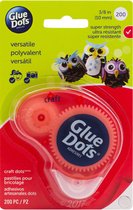 Glue Dots, extra Sterk, craft, 10 mm, 200 stuks, dispenser