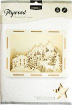 Studio light Plywood Scenery - Mountain Village nr 16