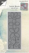 Joy!Crafts snijstencil bloemen met vouwlijn