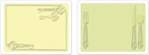 Sizzix 3D Embossing Folder - Textured Impressions - Place Setting Keys - 2 stuks