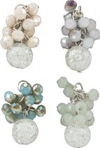 Tim Holtz Assemblage charms x4 beaded clusters