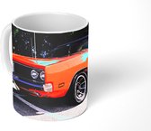 Mok - Dodge Charger - Auto - Oranje - 350 ML - Beker