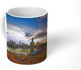 Mok - De kleurrijke lucht boven de Australische stad Brisbane - 350 ML - Beker