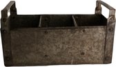 - doos metalen 20x36x18cm - natural - x20x36