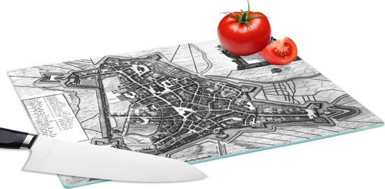 Planche à Découper Bambou Oliver's Kitchen 45x30cm - Réversible - Rainure Égouttage - Naturelle Accessoire Cuisine Naturel