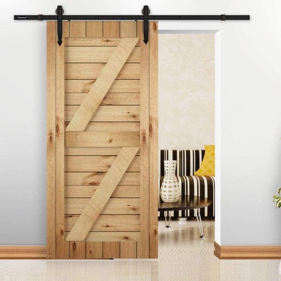 ARTENS - Garniture pour porte coulissante 186 cm - Système de porte  coulissante Rail