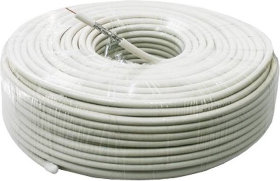 deleyCON 1m SAT Antennekabel Satellietkabel Coaxkabel - HDTV Full HD 4K