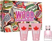 Dsquared2 Wood For Her Edt 50 Ml + Sg 50 Ml + Bl 50 Ml
