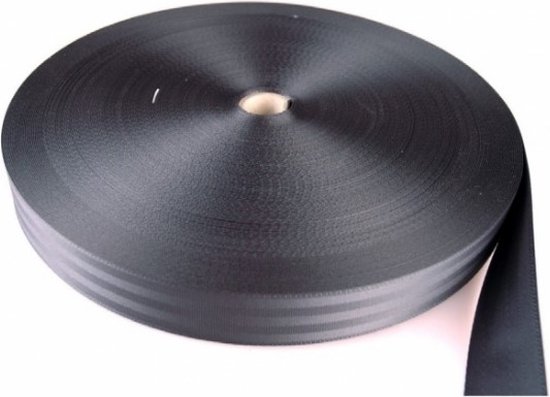 Boomband, autogordel, nylon, breedte 5 cm, 25 meter per rol