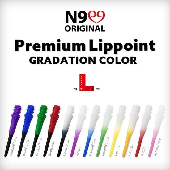 L-Style N9 Lippoint Soft Tips - Black & White