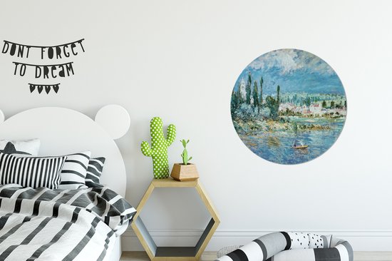 Cercle mural - Aluminium - Paysage avec un orage - Claude Monet - ⌀ 60 cm