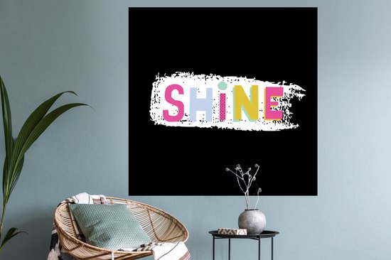 Stickers muraux - Été - Citation - Wit - 120x120 cm - Film Adhésif XXL