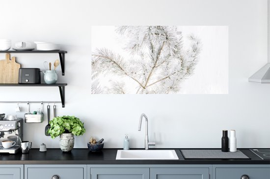 Stickers muraux - Film autocollant - Hiver - Neige - Branches - 120x60 cm - Film adhésif - Stickers muraux Chambre d'enfant - Papier peint autocollant