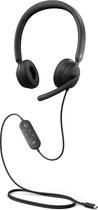 Microsoft I6N-00010 On Ear headset Computer Kabel Stereo Zwart Noise Cancelling Volumeregeling, Microfoon uitschakelbaa