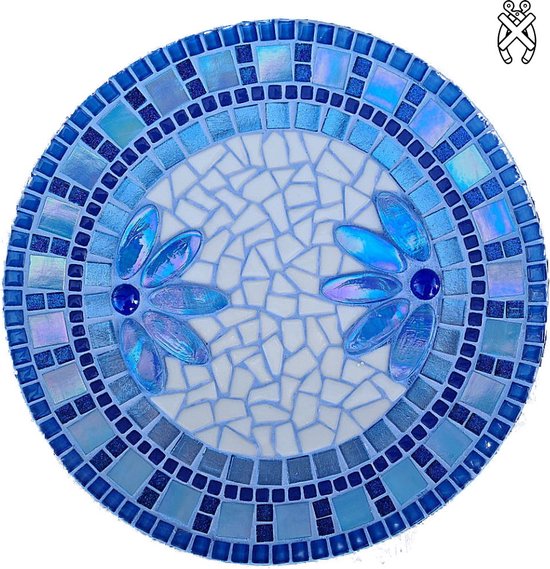 voorstel zitten Laat je zien Mozaiek pakket Schaal Lotus blauw | bol.com
