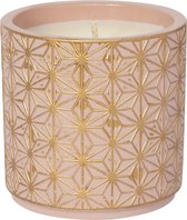 The Soi Company – Garden Terrace Collection – Geurkaars in betonnen pot Pink Magnolia – 425 gram