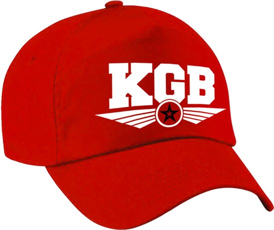 KGB agent verkleed pet rood voor kinderen geheim agent baseball