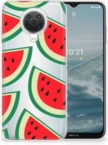 Telefoon Hoesje Nokia G20 | G10 Hoesje Bumper Doorzichtig Watermelons