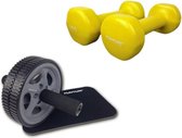 Tunturi - Fitness Set - Vinyl Dumbbell 2 x 1,5 kg - Trainingswiel