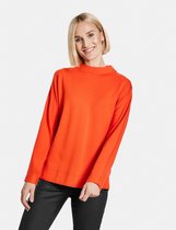 GERRY WEBER Dames Longsleeve met sierdetail Pumpkin-48