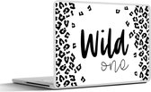 Laptop sticker - 17.3 inch - Spreuken - Quotes - Wild one - 40x30cm - Laptopstickers - Laptop skin - Cover