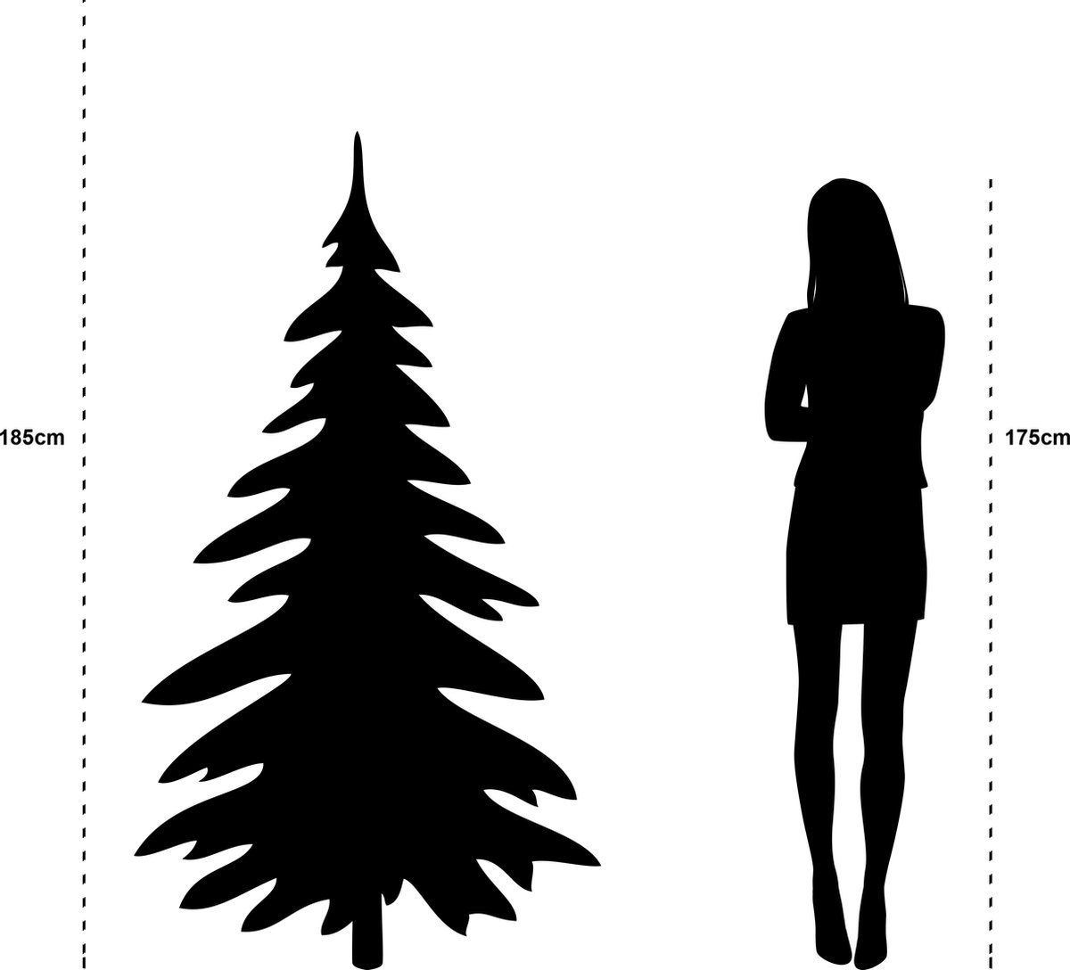 Top Trees Vancouver Kunstkerstboom H185 x Ø124 cm Frosted Green