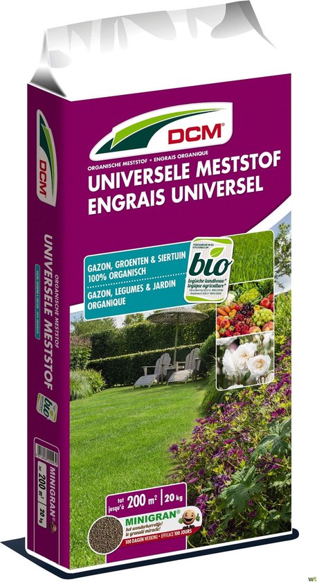 Engrais Gazon Vital-Green DCM 10 Kg - Verdissement Rapide Et Intense Pour Pelouse Parfaite