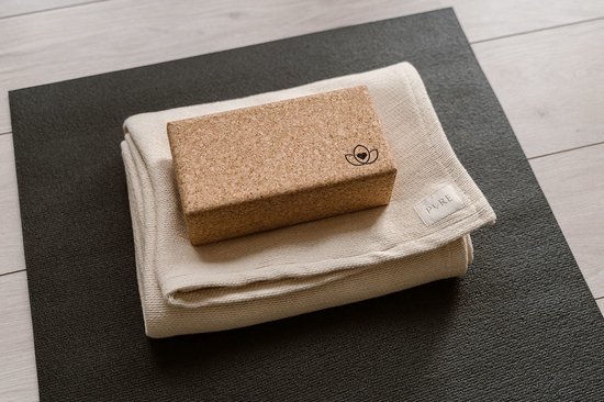 Yoga blok eco natuurkurk lotus - Lotus van Lotus — afbeelding 3