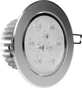 ECD Germany 10er Pack LED Inbouwspots 9W 230V - Rond Ø13,5cm - 668 Lumen Koud Wit 6000K - draaibaar 30° - IP44 - Inbouwlamp Plafondinbouwspots Spots