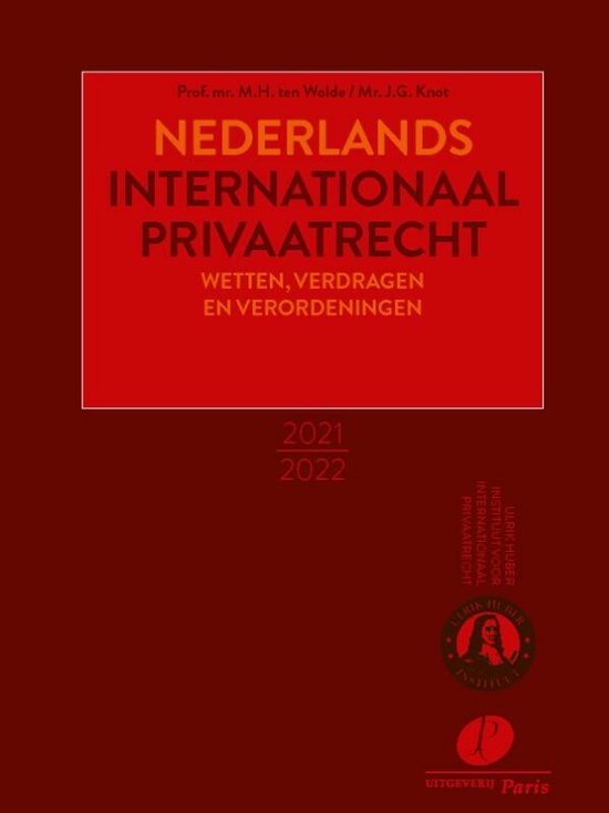 Nederlands Internationaal Privaatrecht 2021-2022 - cover