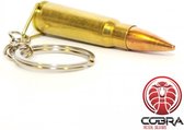 COBRA - Bullet Keychain - sleutelhanger - 7,62x39mm ( AK47 / AK74 ) - koper - Hand gemaakt - Van echt afgevuurde munitie