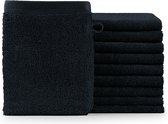 Blumtal Terry Handdoeken Set - 10 x Washandje - 15 x 20 cm Donkerblauw