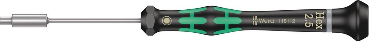 Elektronica En Fijnmechanica Steekslseutel Schroevendraaier Wera 2069 Sleutelbreedte: 2.5 Mm