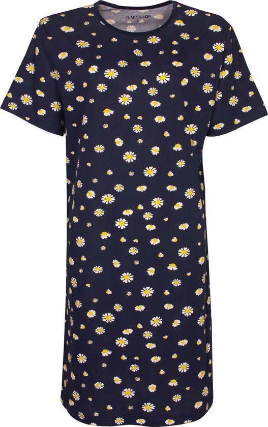 Temptation Big Shirt Blauw TPNGD1109B - Tailles: S