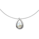 Collier Parel En Zirkonia  1,5 Mm 42 + 3 Cm
