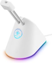 Deltaco WA91 Mouse Bungee - RGB - USB-C - Wit