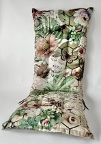 Madison Tuinstoelkussen hoge rug 50x123 cm Orchid/butterfly