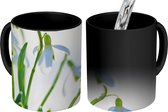 Magische Mok - Foto op Warmte Mok - Sneeuwklokjes - Winter - Sneeuw - 350 ML