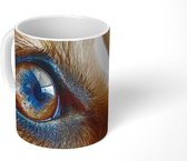 Mok - Oog - Hond - Bruin - 350 ML - Beker