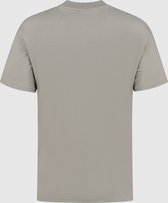 Purewhite -  Heren Relaxed Fit    T-shirt  - Bruin - Maat XL